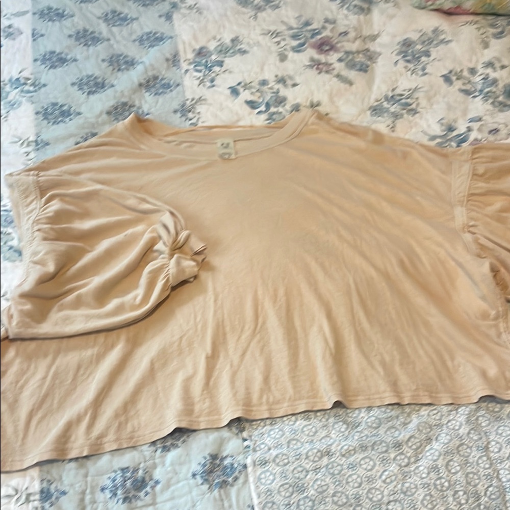Bubble sleeve Top